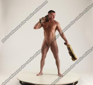2020 01 MICHAEL NAKED SOLDIER WITH GUNS (4)